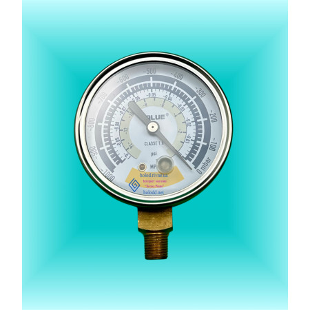 Манометр VALUE 310500601 (мановакууометр діаметр 63 мм, нержав., підєднання знизу)