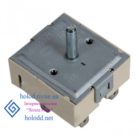 Перемикач конфорки склокерамічних плит з расширенням Ego 50.55021.100 Перемикач конфорки склокерамічних плит з расширенням Ego 50.55021.100